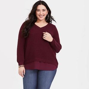 Torrid 2 Cable Knit Sweater